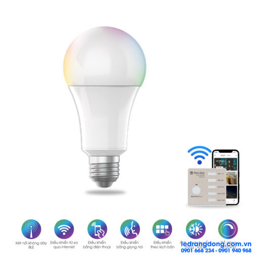 Bóng Led Bulb RGB Bluetooth - A60.BLE.RGBCW/9W