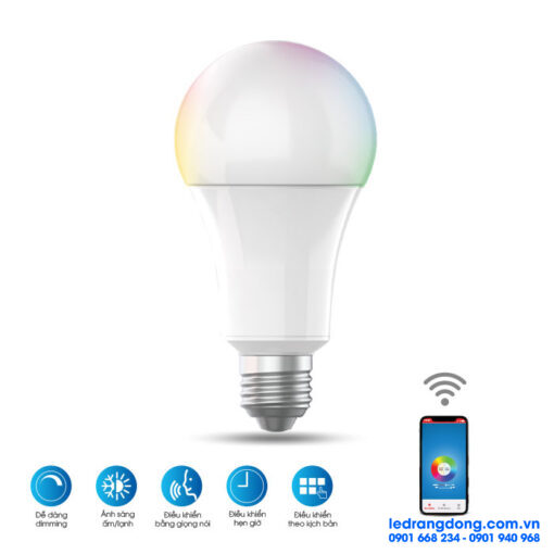Bóng Led Bulb RGB Bluetooth - A60.BLE.RGBCW/9W
