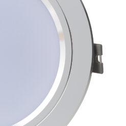 Đèn LED Âm trần Downlight Viền Bạc 90/7W - AT10 90/7W