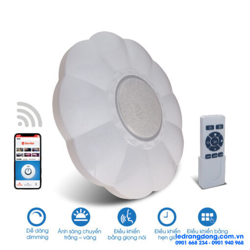 Đèn LED ốp trần thông minh wifi 48w - D LN15L 490/48W.WF