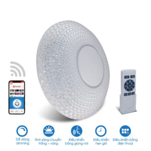 Đèn LED ốp trần thông minh wifi 48w -  LN18.WF.IR 500/48W