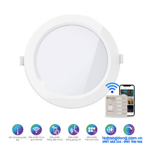 Đèn LED panel tròn 135/9W Bluetooth - PT04.BLE 135/9W