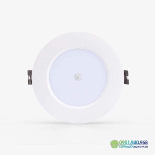 Đèn LED âm trần downlight cảm biến 7W – AT04.PIR 90/7W