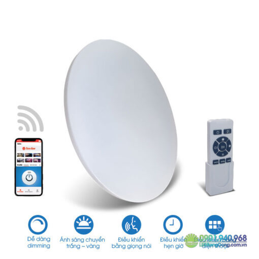 Đèn LED ốp trần thông minh wifi LN17.WF.IR 550/60W