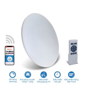 Đèn LED ốp trần tròn 60W thông minh - Giải pháp chiếu sáng thông minh điều khiển qua Wi-Fi