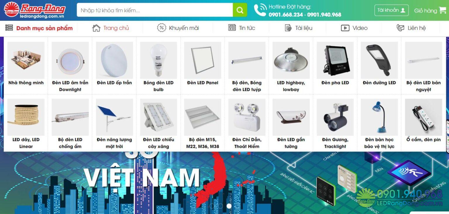 Hệ thống đại lý trong phân phối đèn LED Rạng Đông chính hãng