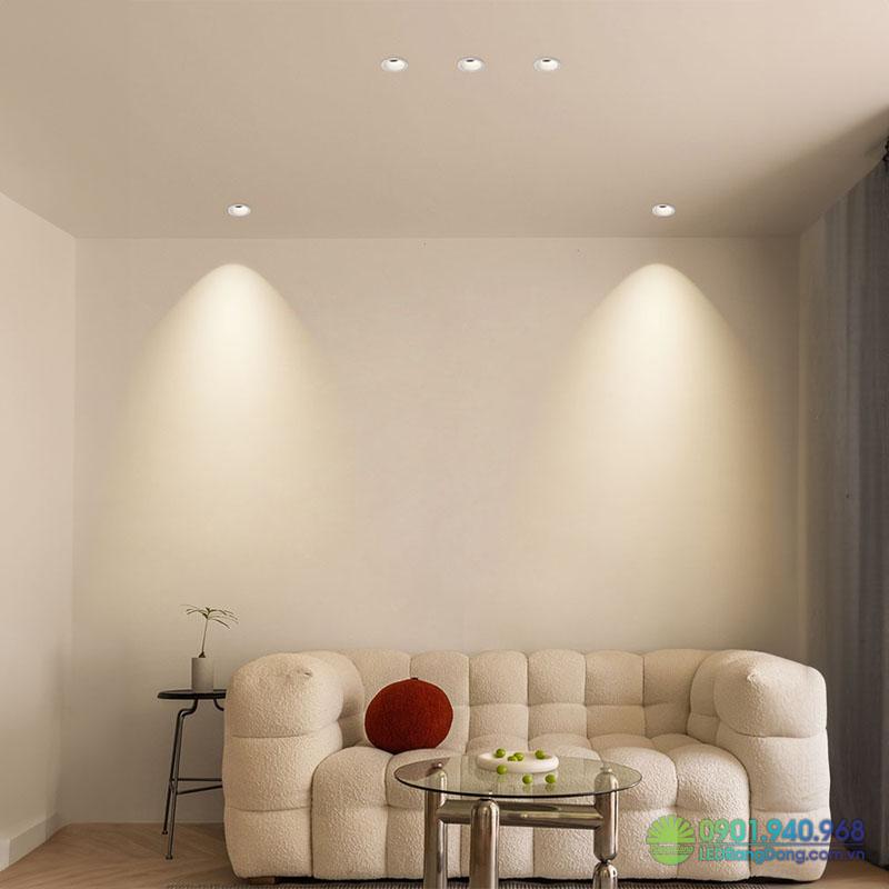 Đèn led Rạng Đông phù hợp với không gian nào? Đèn âm trần LED