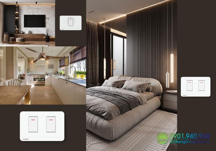 Nên chọn hạt công tắc âm tường 1 chiều hay 2 chiều?