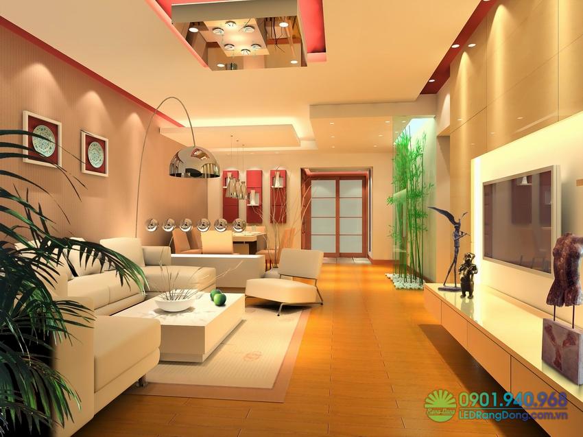 Cách chọn đèn LED 3 màu cho phòng khách