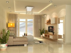 Đèn LED âm trần – đèn trang trí trần nhà gọn gàng